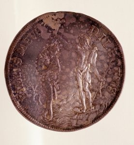 Srebrna piastra z Florencji za panowania Kosima III Medyceuszy (1642-1723) autorstwa Italian School