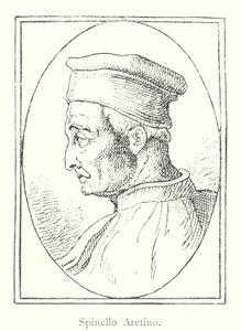Spinello Aretino (grawerowanie) autorstwa Italian School
