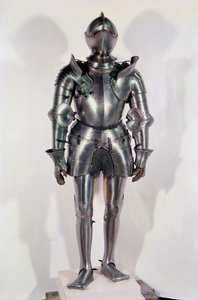 Zbroja prawdopodobnie należała do Chevaliera Bayarda (1475-1524), ok. 1510 (metal) autorstwa Italian School