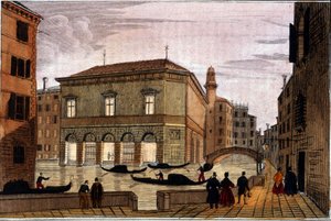Teatr La Fenice w Wenecji, 1820 autorstwa Italian School