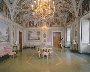 Sala Audiencyjna, freski namalowane przez Matteo Rosselli (1578-1650) w 1623 r. autorstwa Italian School