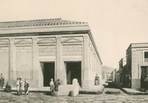 Budynek Eumachii, jak to było (wklęsłodruk) autorstwa Italian School