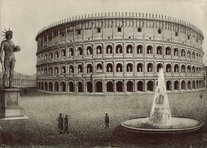 Odrestaurowane Koloseum (lito) autorstwa Italian School