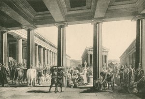 Wymiana na forum trójkątnym (wklęsłodruk) autorstwa Italian School