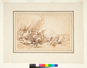 Lot Cloelii i jej towarzyszy, 1650-1700 autorstwa Italian School
