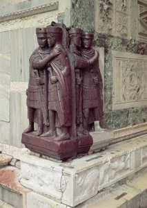 Cztery Tetrarchy (porfir) autorstwa Italian School