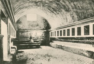 Frigidarium kobiet w łaźniach Stabian, jakie jest (wklęsłodruk) autorstwa Italian School