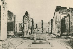 Dom Kajusza Korneliusza Rufusa w obecnym kształcie (wklęsłodruk) autorstwa Italian School