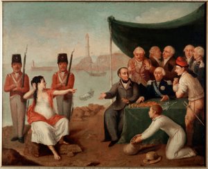 Niepodległość Ligurii, 1815 autorstwa Italian School
