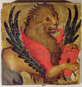 Lew św. Marka (olej na desce) autorstwa Italian School