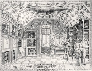 Muzeum Historii Naturalnej Cesarza Ferdynanda III z Historii Naturale Ferrante Imperato (1550-1631) wyd. w 1672 autorstwa Italian School