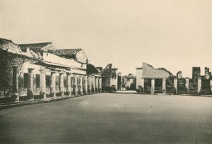 Łaźnie Stabian — miejsce zapaśników takie, jakie jest (wklęsłodruk) autorstwa Italian School