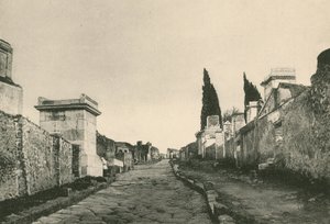 Ulica grobowców taka, jaka jest (wklęsłodruk) autorstwa Italian School