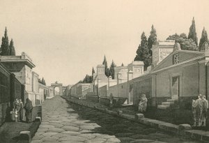 Ulica Grobowców taka, jaka była (wklęsłodruk) autorstwa Italian School