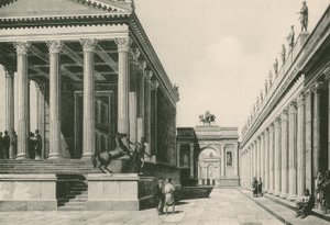 Świątynia Jowisza i Łuk Nerona, jakie były (wklęsłodruk) autorstwa Italian School