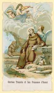 Ekstaza św. Franciszka z Asyżu autorstwa Italian School