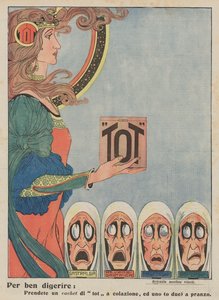 Tot (litografia kolorowa) autorstwa Italian School