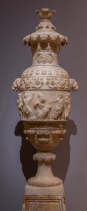 Wazon ze sceną klasycystyczną, ok.1825 (alabaster) autorstwa Italian School