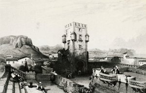 Villa Butera, Bagheria, Sycylia, rycina, Włochy autorstwa Italian School