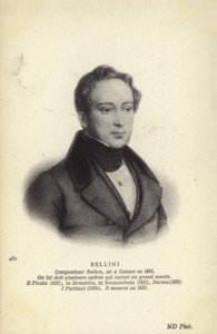 Vincenzo Bellini, włoski kompozytor operowy (1801-1835) autorstwa Italian School
