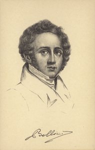 Vincenzo Bellini, włoski kompozytor operowy (1801-1835) autorstwa Italian School