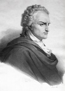 Vittorio Alfieri, włoski dramaturg i poeta (grafika) autorstwa Italian School