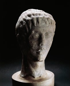 Młodzieńcza głowa Fryderyka II Hohenstaufena (Jesi autorstwa Italian School