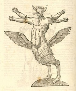 ilustracja potwora z Aldrovandis Historia potworów, 1642 autorstwa Italian School