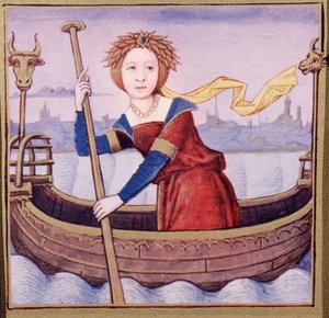 Izyda, ilustracja z „Zaginionych kobiet” Giovanniego Boccaccio
