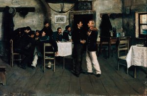 Spotkanie Giuseppe Garibaldiego (1807-1882) i Giovanniego Battisty Cuneo (1809-1875) w Taganrogu, porcie nad Morzem Czarnym w 1833 r., przez Italo Nunesa Vaisa (1860-1932) autorstwa Italo Nunes Vais