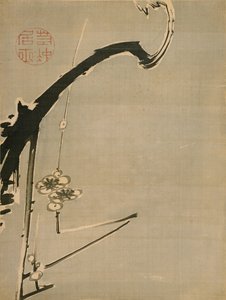 Plum Blossoms - Jakuchu, Ito (1716-1800) - XVIII wiek - Akwarela i tusz na papierze - 34,8x26,2 - Suntory Museum of Art