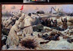 Kapitulacja żołnierzy fińskich w 1940 r autorstwa Ivan Alexeyevich Vladimirov