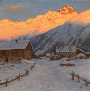 Wieczór na górze, Górna Sabaudia autorstwa Ivan Fedorovich Choultse