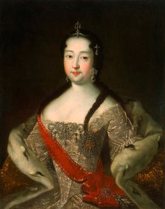 Portret carycy z Rosji Anny Pietrownej z Rosji”, 1708-1728, po 1721. autorstwa Ivan Grigorievich Adolsky the Elder