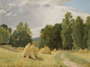 Naostaczka, Preobrazhenskoye autorstwa Ivan Ivanovich Shishkin