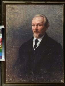 Portret filozofa i pisarza Wasilija (Wasilija) Wasiliewicza Rozanowa (1856-1919). Obraz Ivan Kirillovich Parkhomenko (1870-1940), olej na płótnie