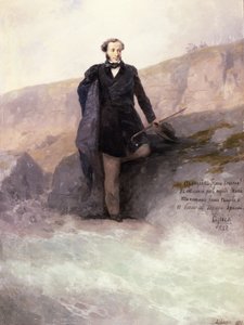Puszkin (1799-1837) nad brzegiem Morza Czarnego, 1897