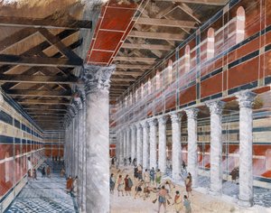 Bazylika łaźni, rzymskie miasto Wroxeter
