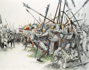 Bitwa pod Flodden Field autorstwa Ivan Lapper