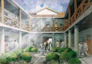 Mur rzymski, Letocetum, II wiek, 1990-2010. autorstwa Ivan Lapper