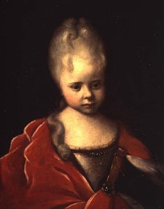 Portret wielkiej księżnej Jelizawiety Pietrownej jako dziecko, ok. 1712-13