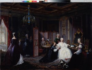 Cesarzowa Katarzyna Wielka (Katarzyna II Romanow autorstwa Ivan Osipovich Miodushevsky