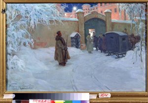 "Przybycie więźniów do zakładu karnego"
