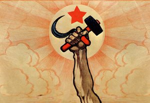 Symbole komunizmu, 5. rocznica Wielkiej Rewolucji Proletariackiej, 1922 autorstwa Ivan Simakov