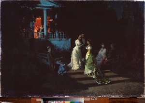 Un bal (Piłka) - Obraz Ivana Svetenko, olej na płótnie autorstwa Ivan Svetenko