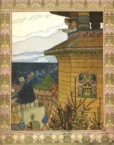 Ilustracja do bajki Biała kaczka, 1902