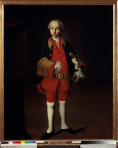 Portret Guillaume (William) Graf von Fermor (1704-1771) (Portret Wilhelma Grafa von Fermor) - Obraz Ivan Yakovlevich Vishnyakov (Vishniakov) (1699-1761), olej na płótnie, ok. 1750, sztuka rosyjska XVIII wiek