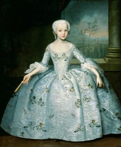 Portret Sary Eleonor Fermor (1740-1824) 1749-50 (olej na płótnie)