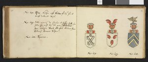 Ilustracja z prywatnego archiwum w Bibliotece Narodowej zatytułowana Insignia quædam virorum illustrium in Norvegia quodam habitantium autorstwa Ivera Nielssøna Hirtzholma autorstwa Iver Hirtzholm