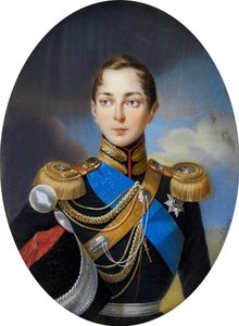 Miniatura cara Rosji Aleksandra Nikołajewicza. autorstwa Iwan Winberg